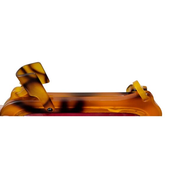 FREE PEOPLE RED PATENT LEATHER BAG - Picture 7 of 12